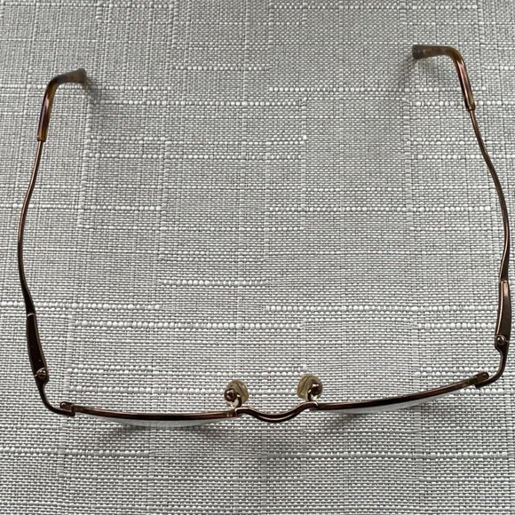 Vintage Liz Claiborne Eyeglasses Bronze Tone Glasses Frame 48[]20 LC-161 TPE - Picture 12 of 12